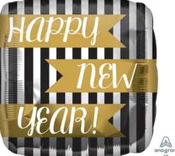 Happy New Year viirit foliopallo