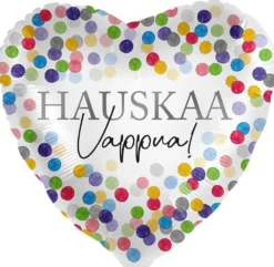 Hauskaa Vappua konfetti foliopallo