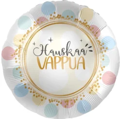 Hauskaa Vappua pastelli foliopallo