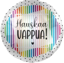 Hauskaa Vappua raidat foliopallo