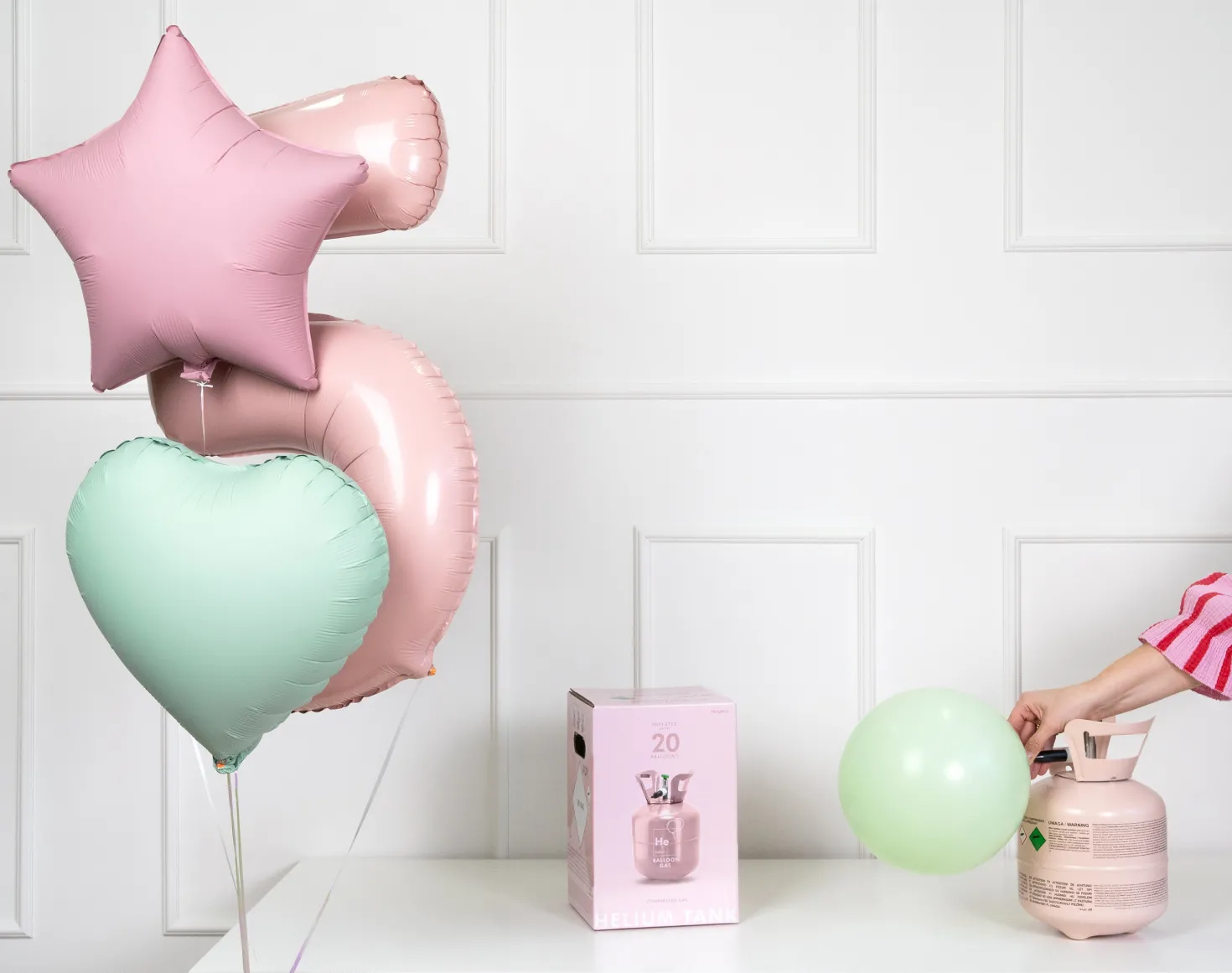 Helium kotipakkaus ilmapallojen täyttöön S