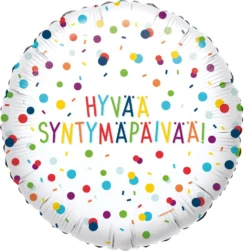 Hyvää syntymäpäivää foliopallo