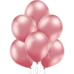 Ilmapallo 30 cm metallikromipinkki 8 kpl/pkt