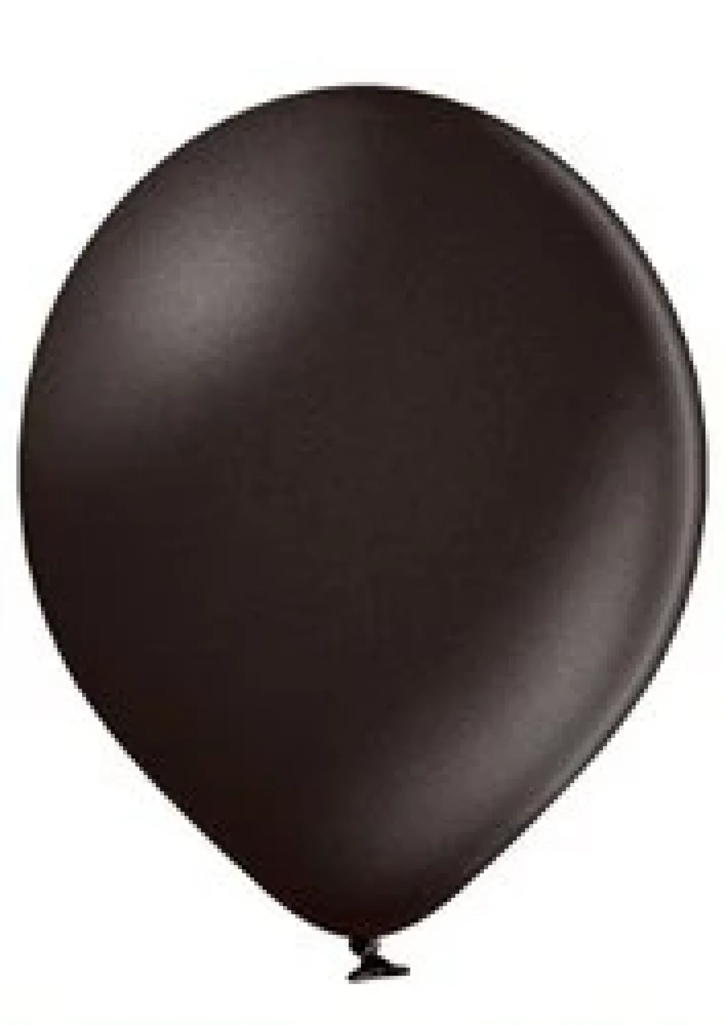 Ilmapallo 30 cm metallinhohtomusta 25 kpl/pss