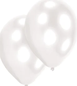 Ilmapallo 28 cm metallinhohtovalkoinen 10 kpl/pss