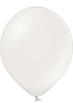 Ilmapallo 30 cm metallinhohtovalkoinen 8 kpl/pss