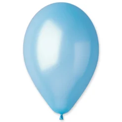 Ilmapallo metallinhohto vaaleansininen 33 cm 50 kpl/pss