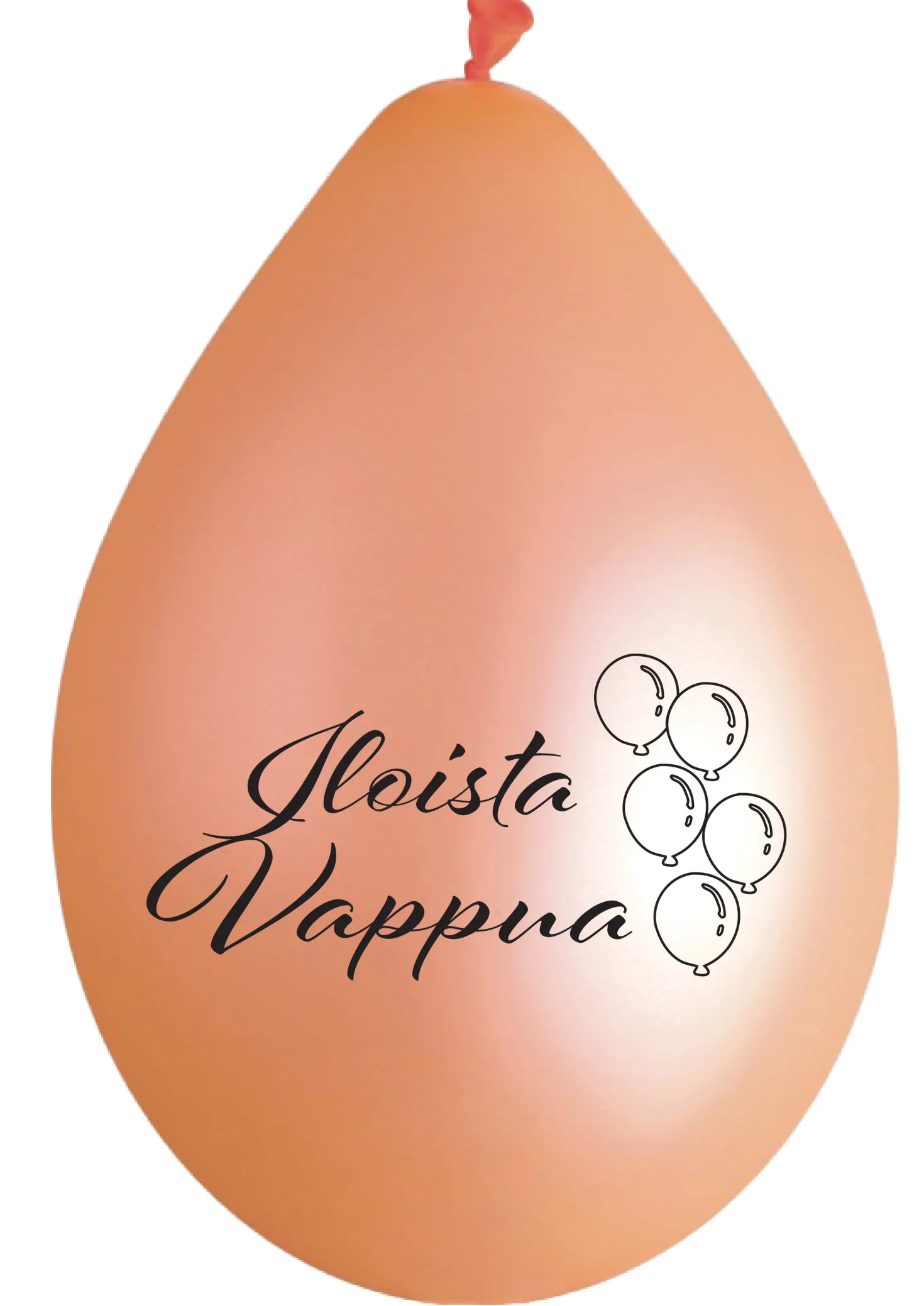 Iloista vappua ilmapallo neon 30 cm 5 kpl/pss