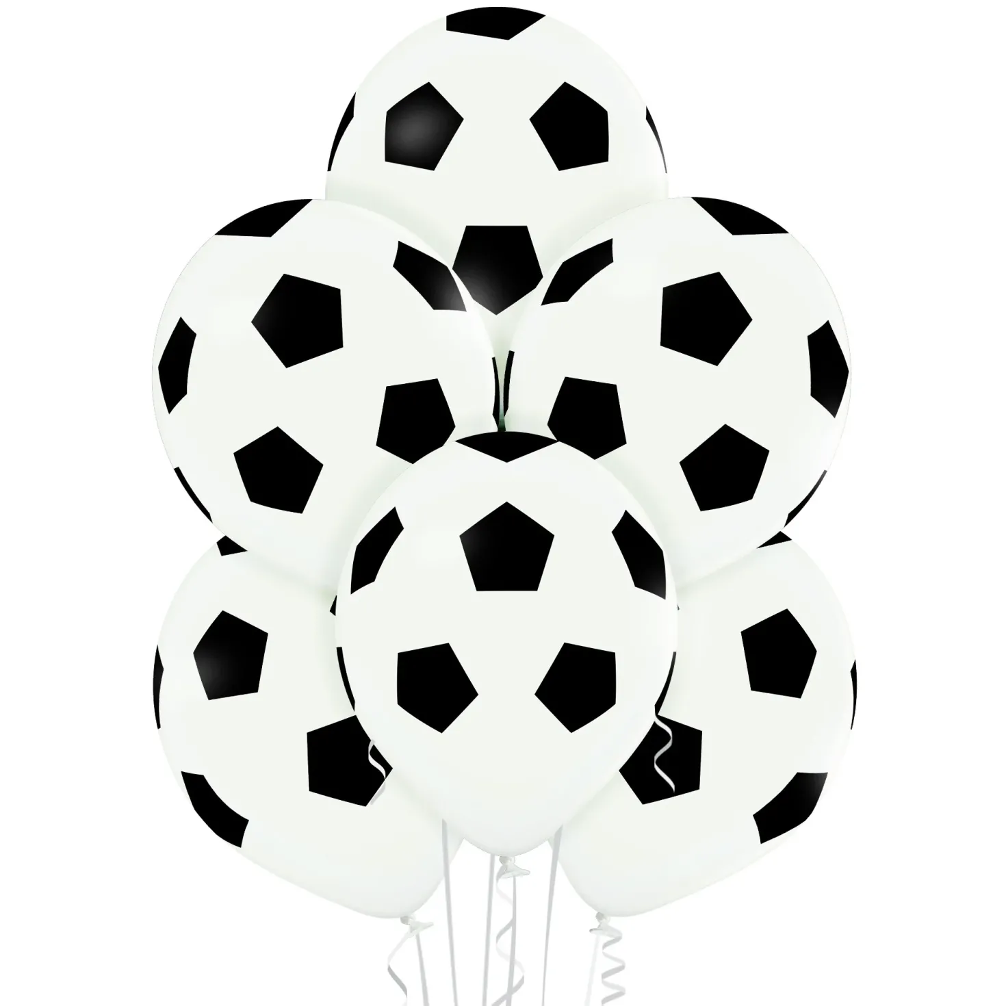 Jalkapallo ilmapallo 30 cm 6 kpl/pss