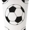 Jalkapallo pahvimuki 250 ml 8 kpl/pkt