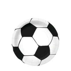 Jalkapallo pieni pahvilautanen 18 cm 8 kpl/pkt