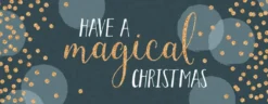 Joulukortti 21 x 8 cm - Have a magical Christmas