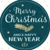 Joulukortti 21 x 8 cm - Merry Christmas