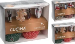 Joulu muffinssin koristelusetti