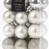 Joulupallo talvensävyt 30 mm 24 kpl/pkt