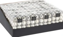Joulupallo talvensävyt 30 mm 24 kpl/pkt