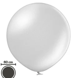 Jätti-ilmapallo 60 cm metallinhohtohopea