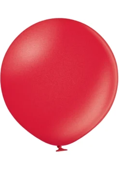 Jätti-ilmapallo 60 cm metallinhohtopunainen
