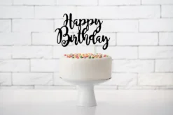 Kakunkoriste Happy Birthday musta