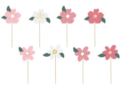 Kakunkoriste kukat 13-14,5 cm 8 kpl/pkt