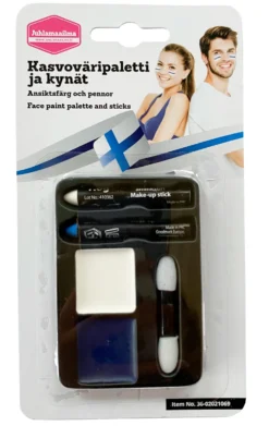 Kasvoväripaletti ja kynät Suomi