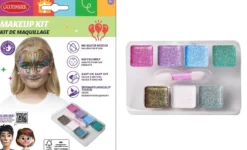 Kasvovärisetti glitter ja sivellin