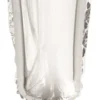 Kirjainfolio ! hopeanvärinen puhallettava 34 cm