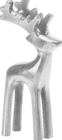 Koristeporo hopeanvärinen 6,5 x 4 x 14,5 cm