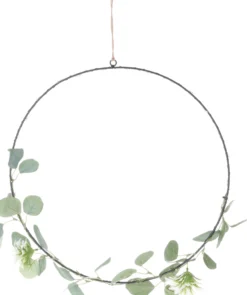 Koristerengas led-valoilla musta 42 cm