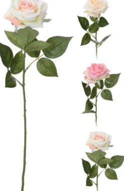 Koristeruusu 60 cm 1 kpl/pkt, lajitelmatuote 3 eri väriä