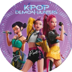 K-Pop Demon Hunters pahvilautanen 20 cm 8 kpl/pkt