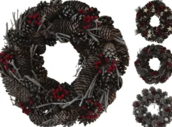 Kranssi kävyt 33 cm