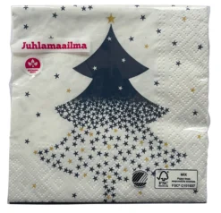 Kuusi ja peura lautasliina 25 x 25 cm 20 kpl/pkt