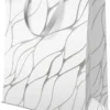 Lahjakassi aallot premium valkoinen L 26 x 33 x 13 cm 1 kpl/pkt