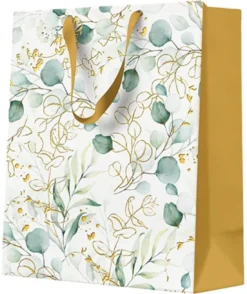 Lahjakassi eukalyptuksen lehdet premium M 20 x 25 x 10 cm 1 kpl/pkt