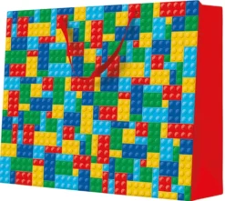 Lahjakassi värikkäät palikat Maxi 54 x 44 x 16 cm 1 kpl/pkt
