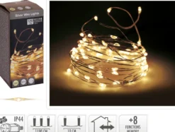 Led-valonauha 120 lediä, 8 eri toimintoa, sisä- ja ulkokäyttöön