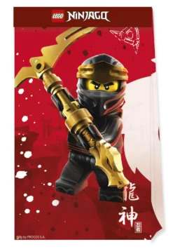 Lego Ninjago kaverilahjapussi paperinen 4 kpl/pkt