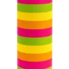 Leveä serpentiini neon-väriraidat 2 rll/pkt