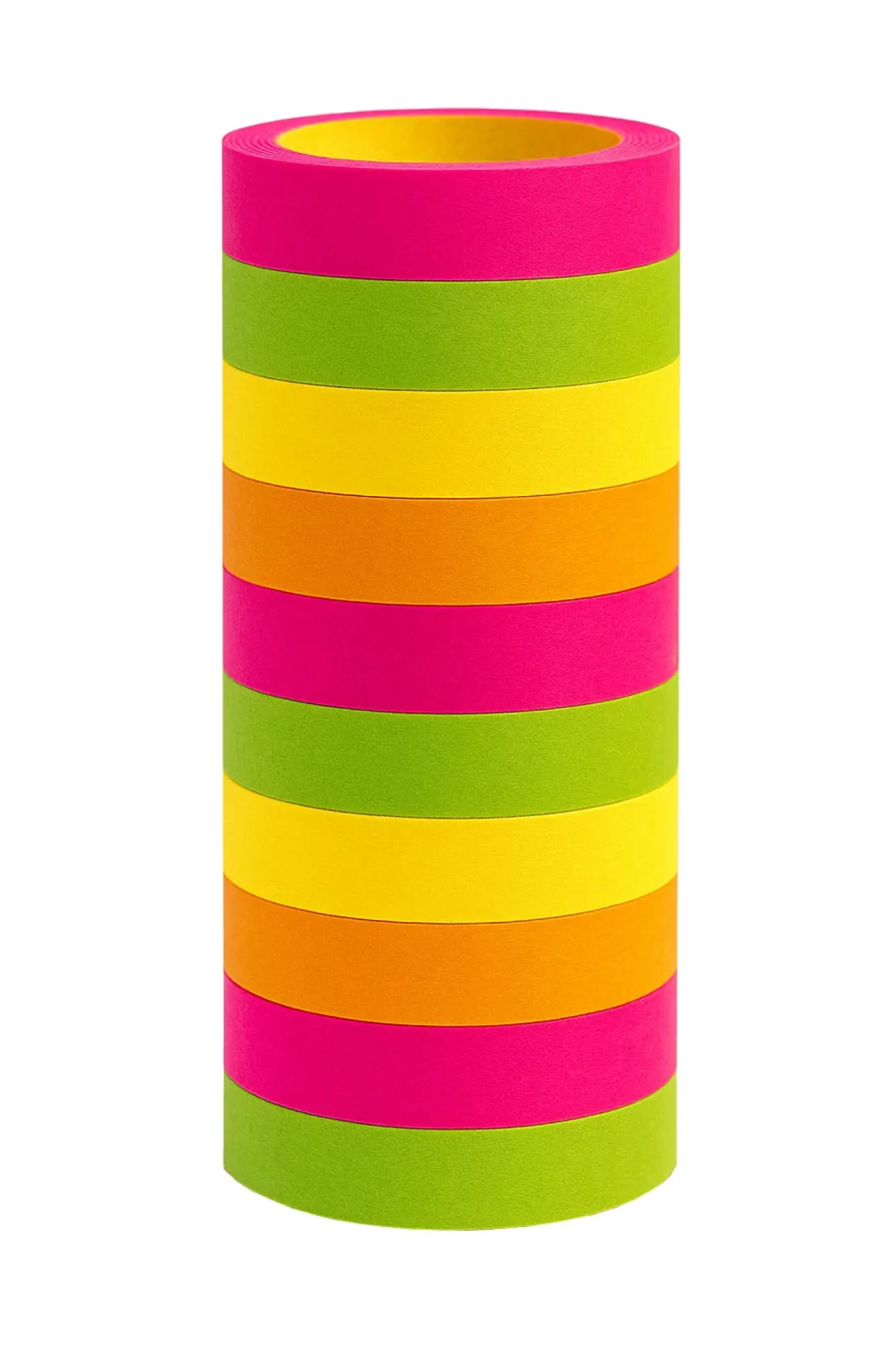 Leveä serpentiini neon-väriraidat 2 rll/pkt