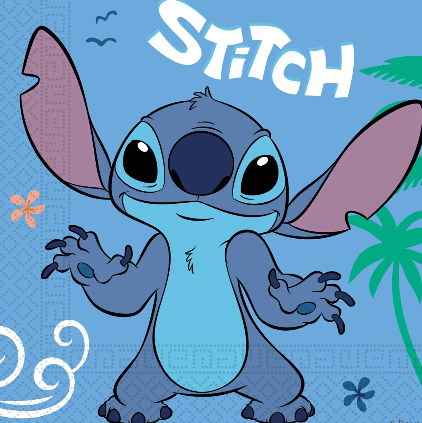 Lilo & Stitch suuri lautasliina 33 x 33 cm 20 kpl/pkt