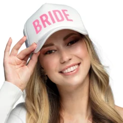 Lippalakki bride valkoinen