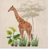 Lounaslautasliina 33 x 33 cm eko kirahvi 20 kpl/pkt