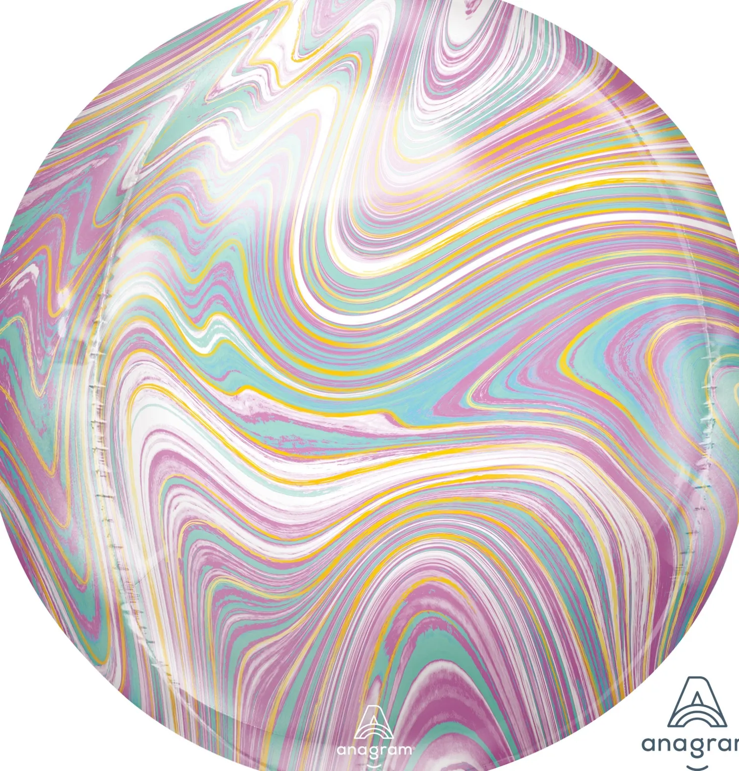 Marmori pallokas pastelli 3D muotofoliopallo