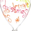 Merry Christmas lasinen koristeilmapallo 20cm