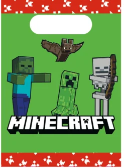 Minecraft kaverilahjapussi paperinen 4 kpl/pkt