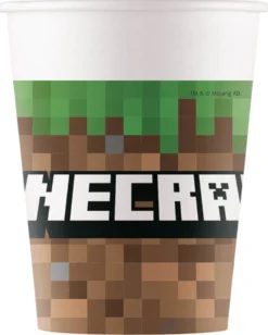 Minecraft pahvimuki 200 ml 8 kpl/pkt