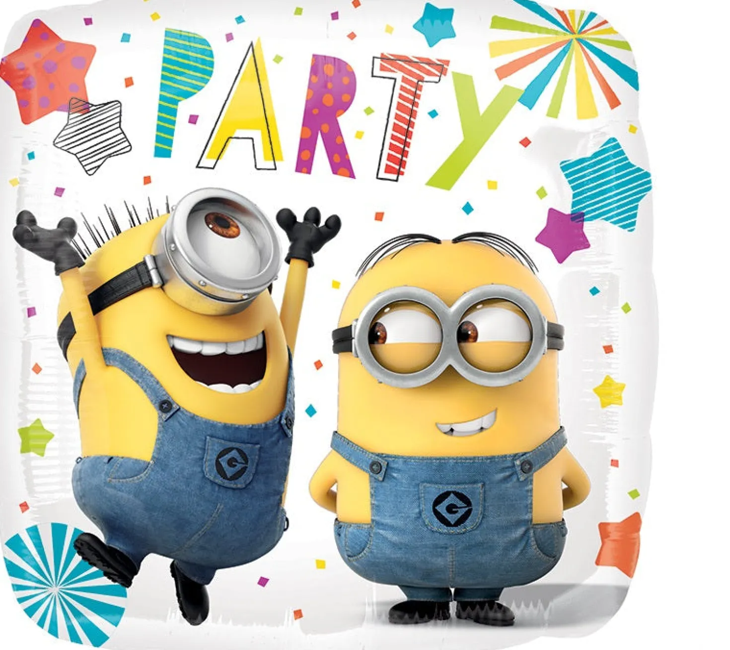 Minion kätyrit juhlii foliopallo