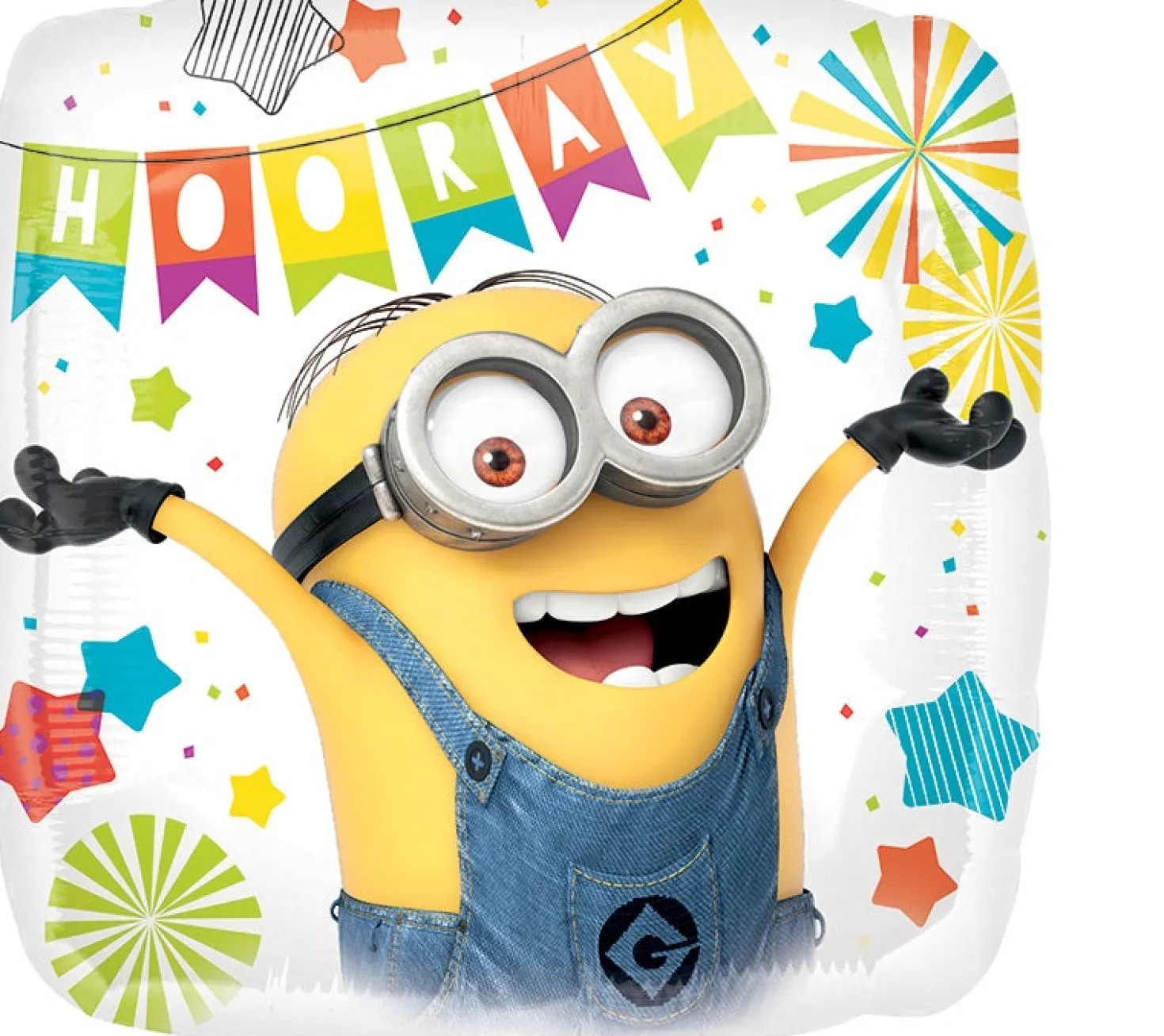 Minion kätyrit juhlii foliopallo