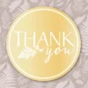 Mini onnittelukortti Thank you